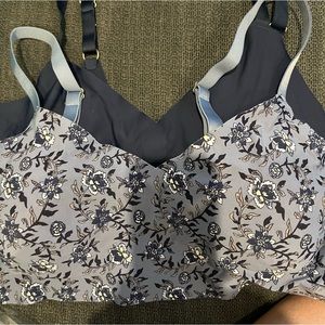 Two Lucky Brand Laser Cut Bras Size 1X.